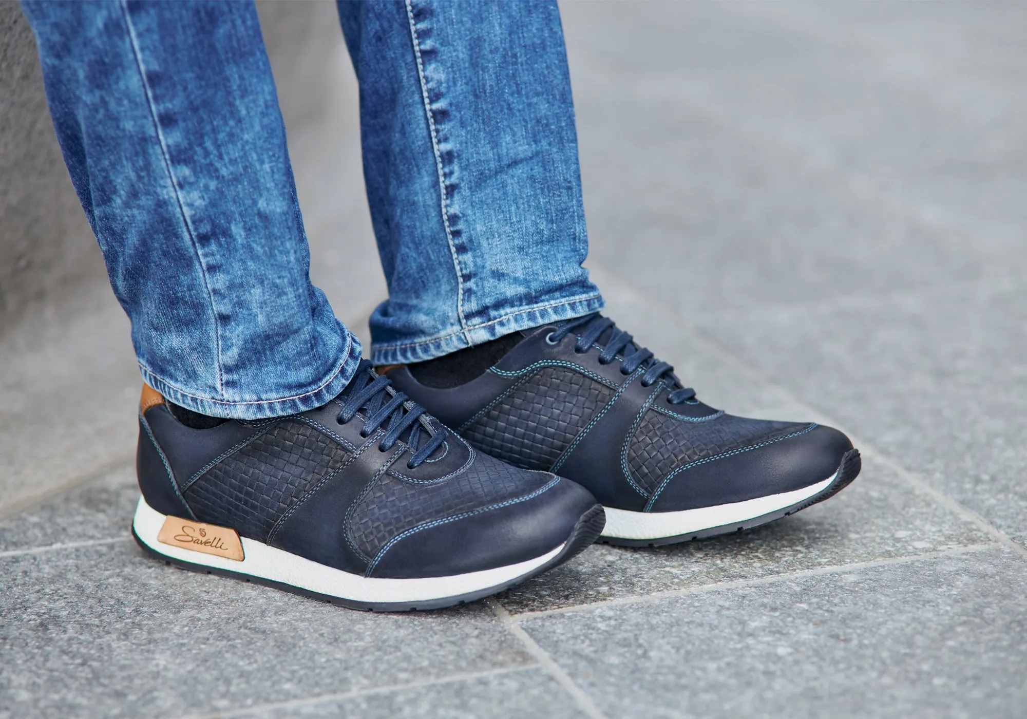 Savelli Holster Herren Lederschnürschuhe Freizeitschuhe Hergestellt in Brasilien Savelli Schuhe