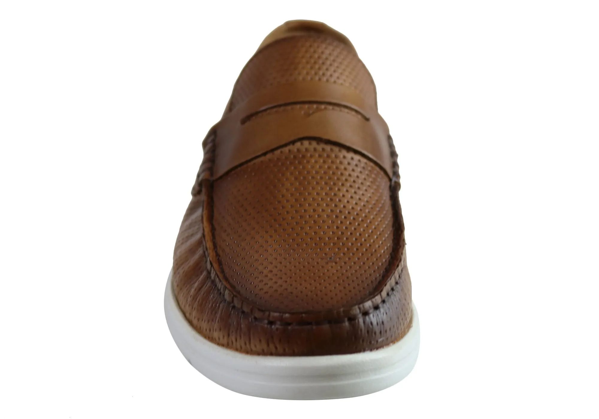 Savelli Leichte Herren Bequeme Gepolsterte Leder Freizeit-Loafer Schuhe Savelli Schuhe