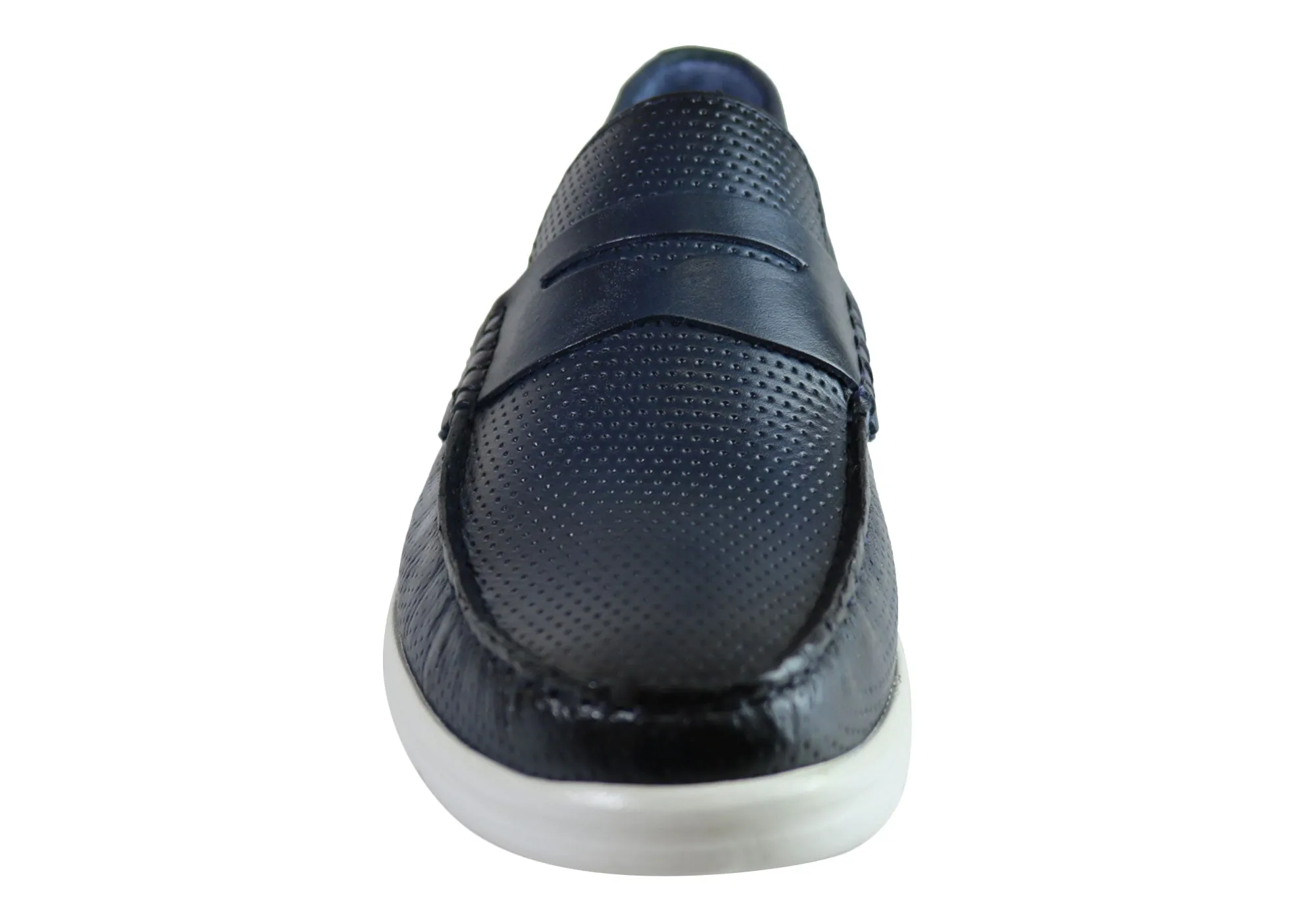 Savelli Leichte Herren Bequeme Gepolsterte Leder Freizeit-Loafer Schuhe Savelli Schuhe