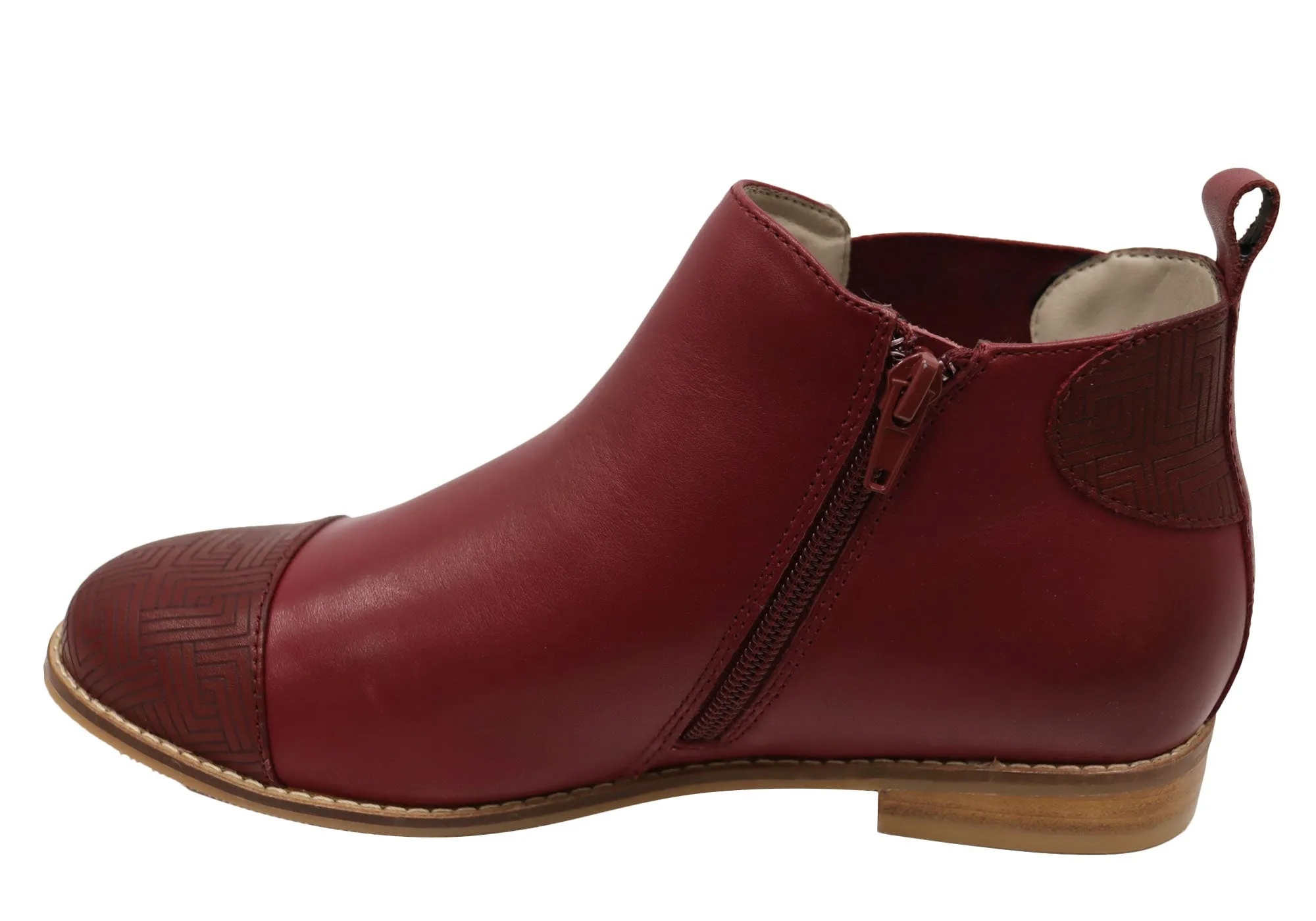 Scholl Orthaheel Tycoon Damen Leder Komfort Stützende Knöchelstiefel Scholl Orthaheel Schuhe