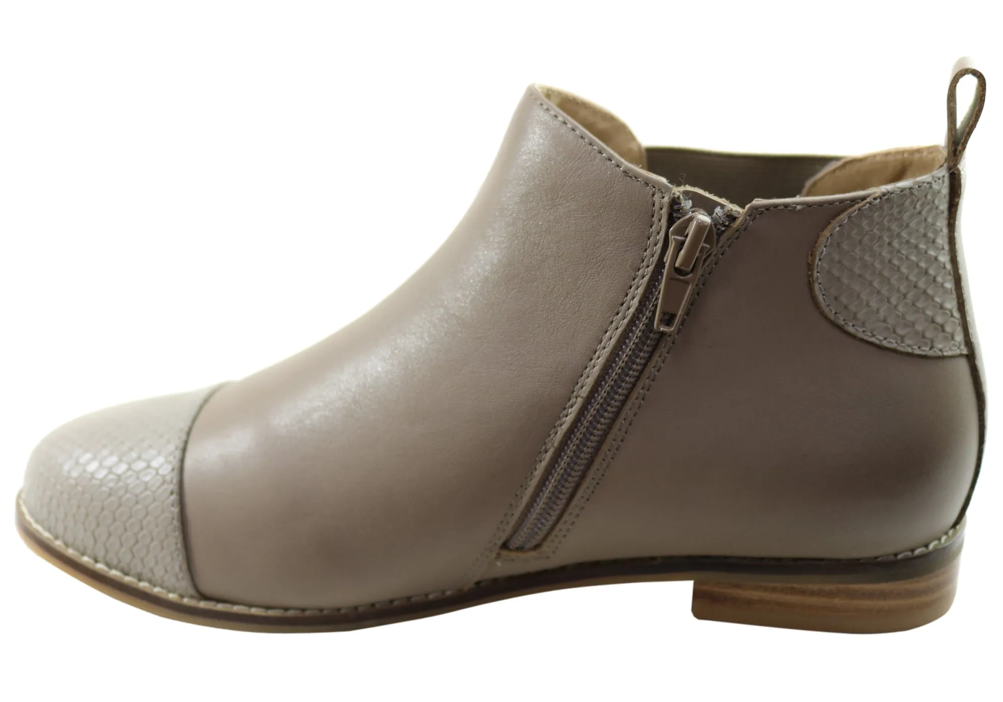 Scholl Orthaheel Tycoon Damen Leder Komfort Stützende Knöchelstiefel Scholl Orthaheel Schuhe