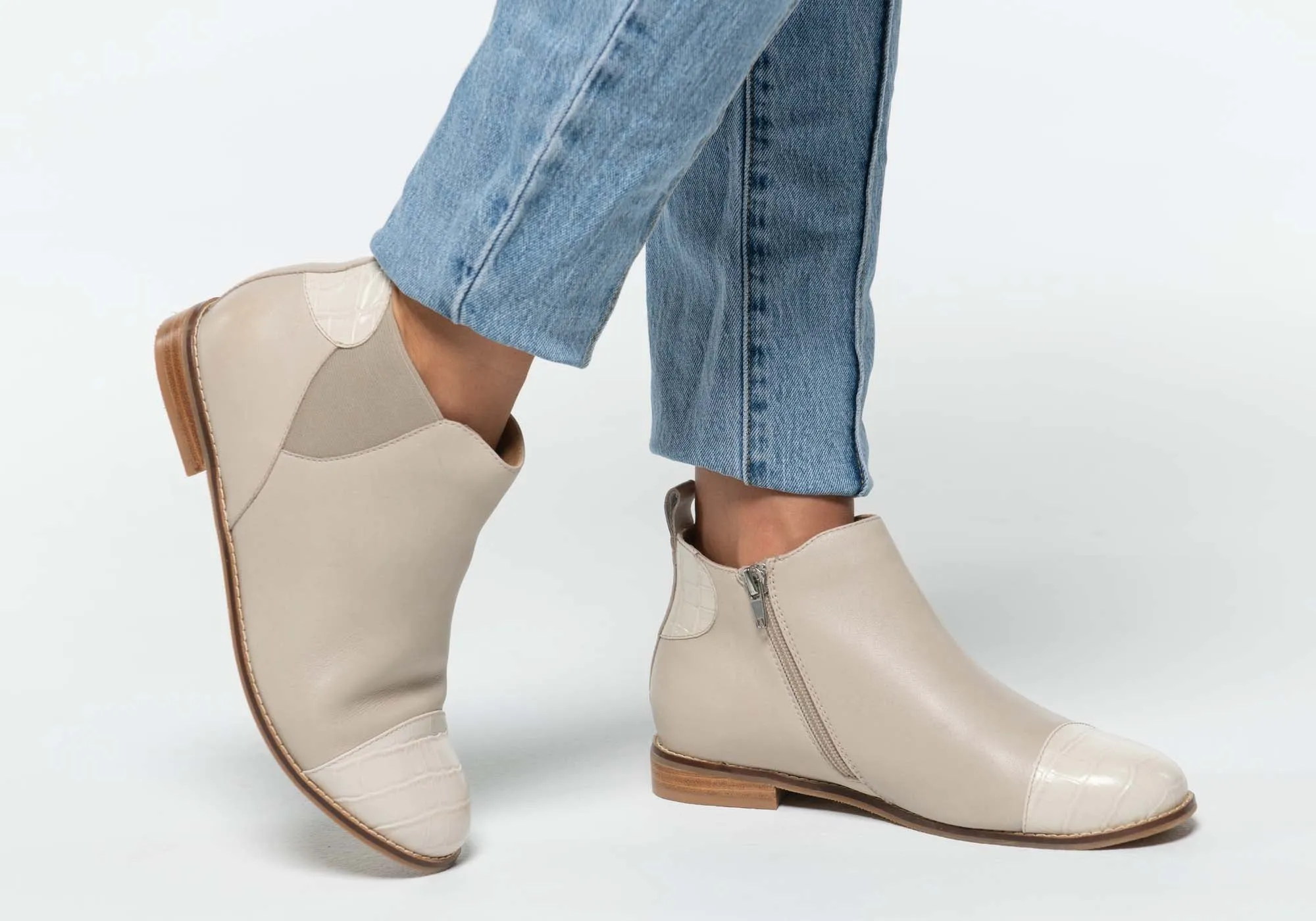 Scholl Orthaheel Tycoon Damen Leder Komfort Stützende Knöchelstiefel Scholl Orthaheel Schuhe