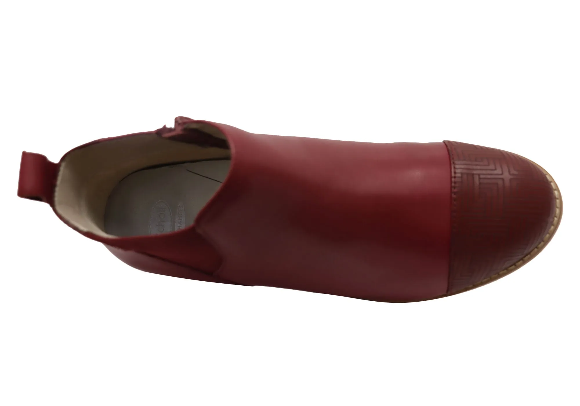 Scholl Orthaheel Tycoon Damen Leder Komfort Stützende Knöchelstiefel Scholl Orthaheel Schuhe
