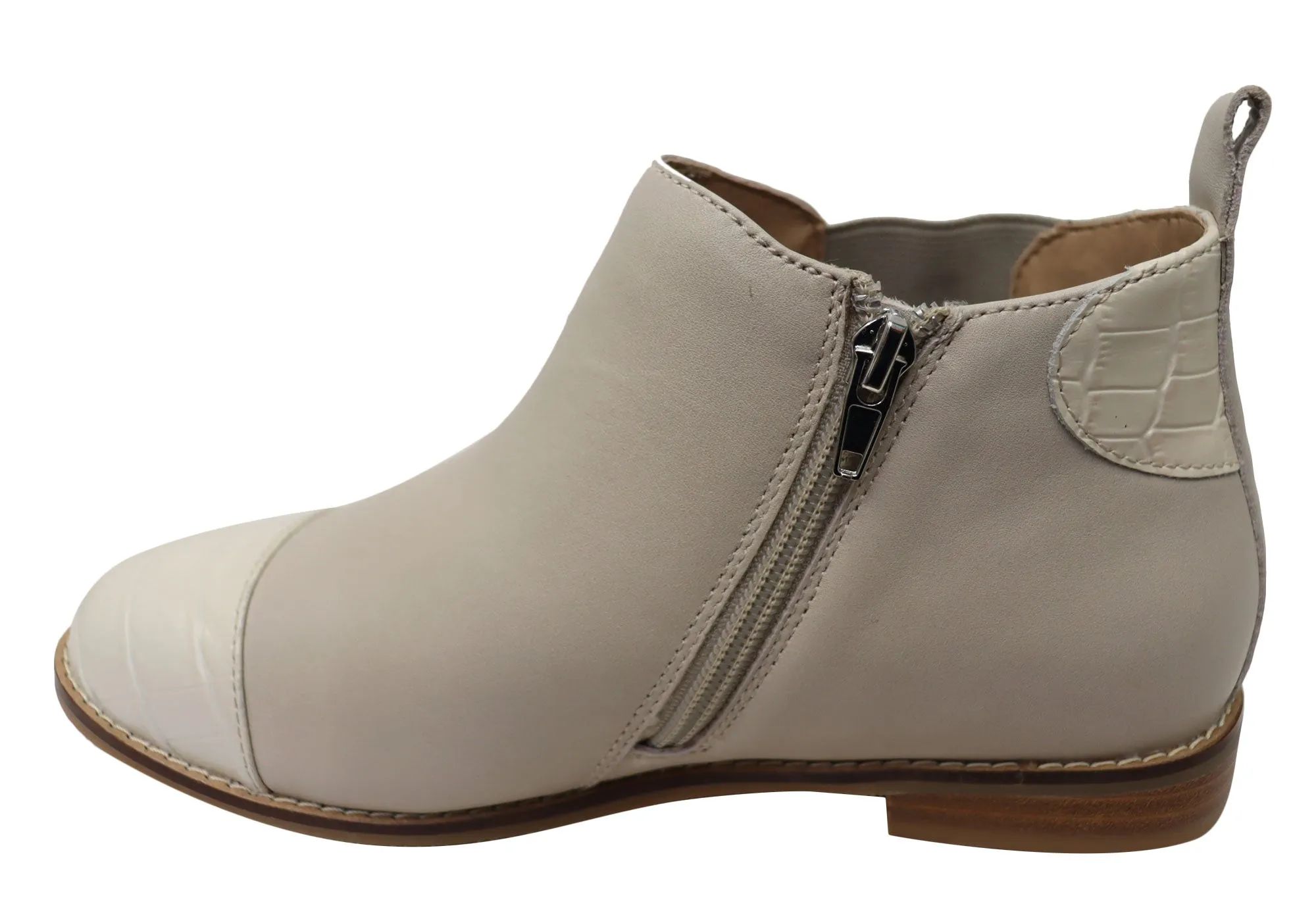 Scholl Orthaheel Tycoon Damen Leder Komfort Stützende Knöchelstiefel Scholl Orthaheel Schuhe