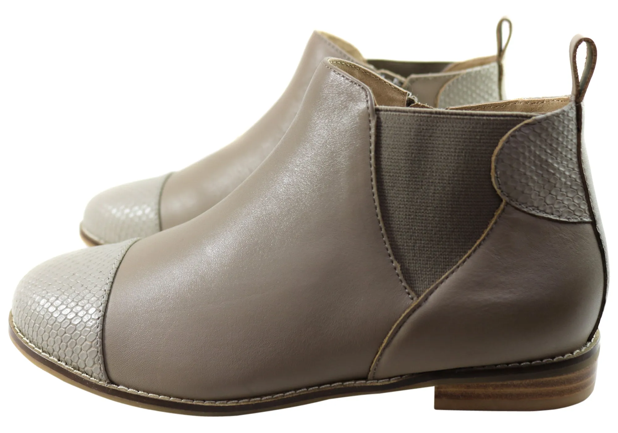 Scholl Orthaheel Tycoon Damen Leder Komfort Stützende Knöchelstiefel Scholl Orthaheel Schuhe