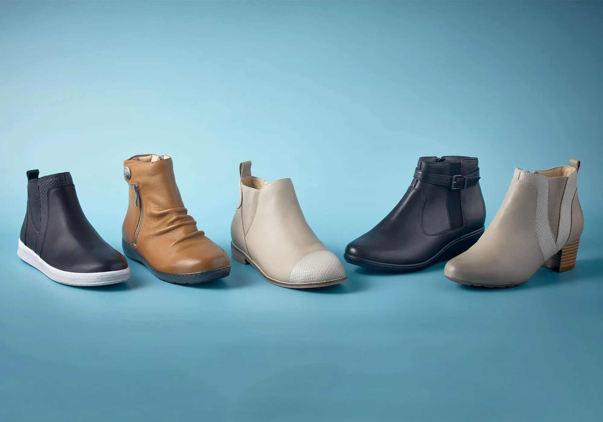 Scholl Orthaheel Tycoon Damen Leder Komfort Stützende Knöchelstiefel Scholl Orthaheel Schuhe