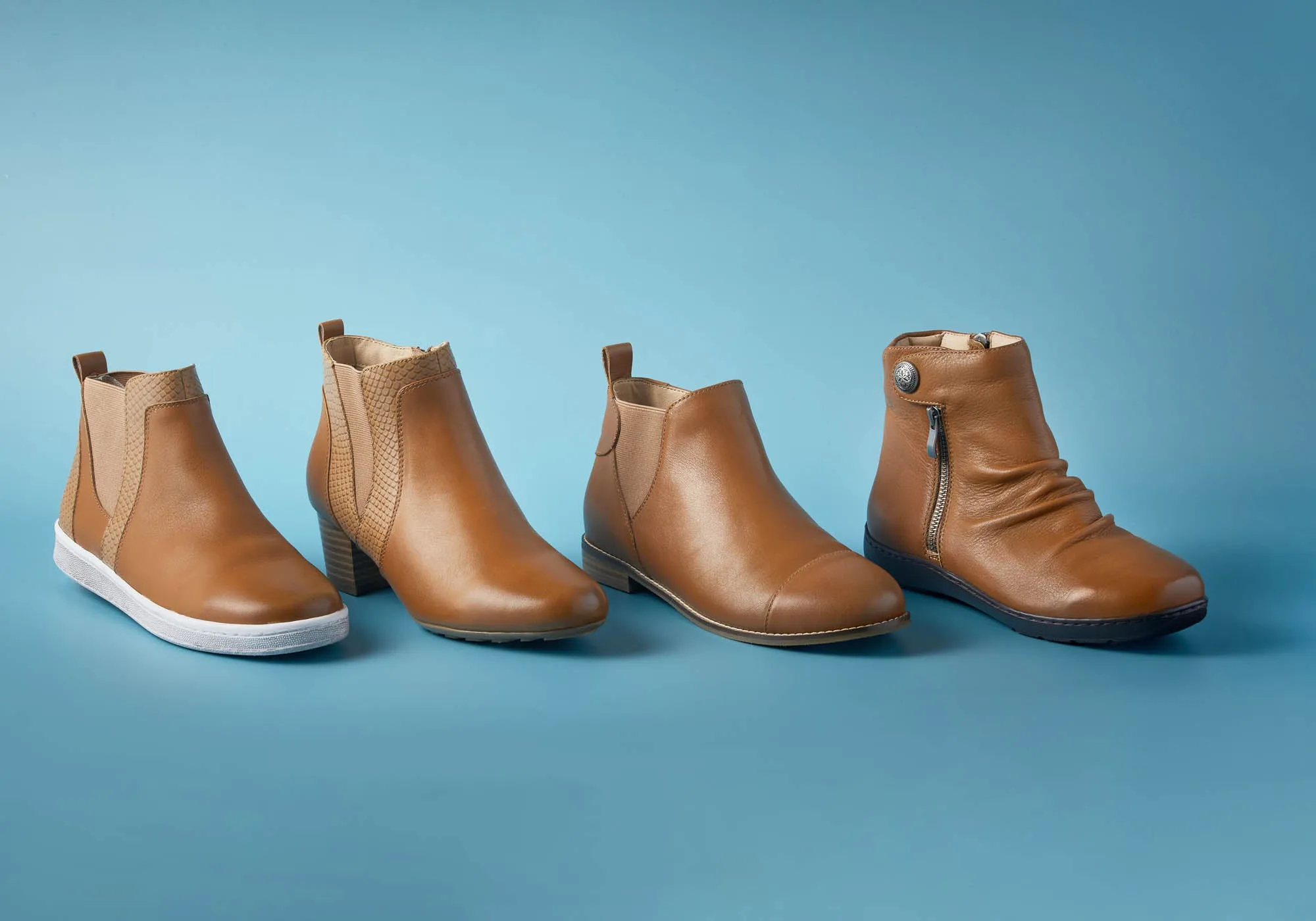 Scholl Orthaheel Tycoon Damen Leder Komfort Stützende Knöchelstiefel Scholl Orthaheel Schuhe