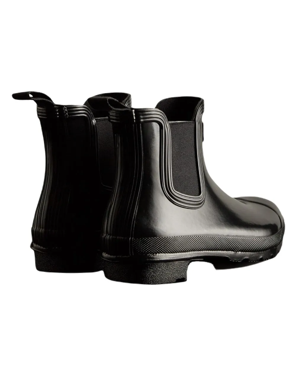 Hunter Stiefel Hunter Damen Original Chelsea Glanz Stiefel