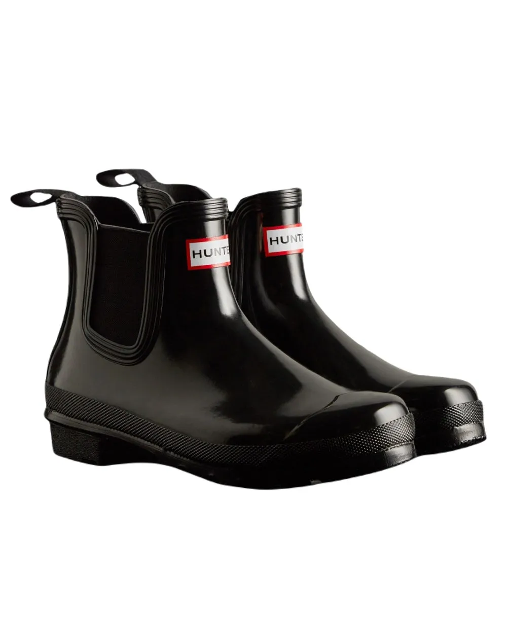 Hunter Stiefel Hunter Damen Original Chelsea Glanz Stiefel