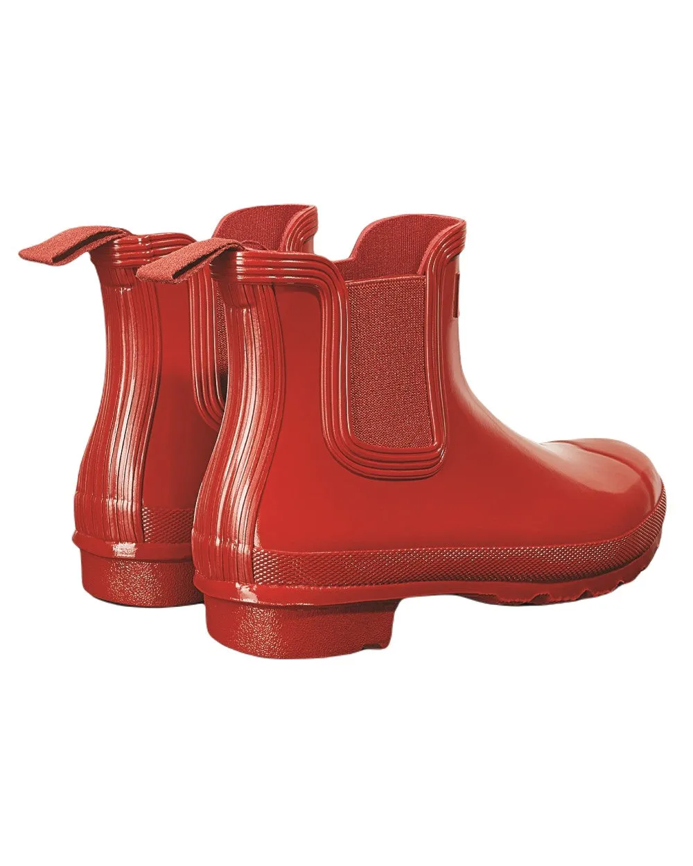 Hunter Stiefel Hunter Damen Original Chelsea Glanz Stiefel