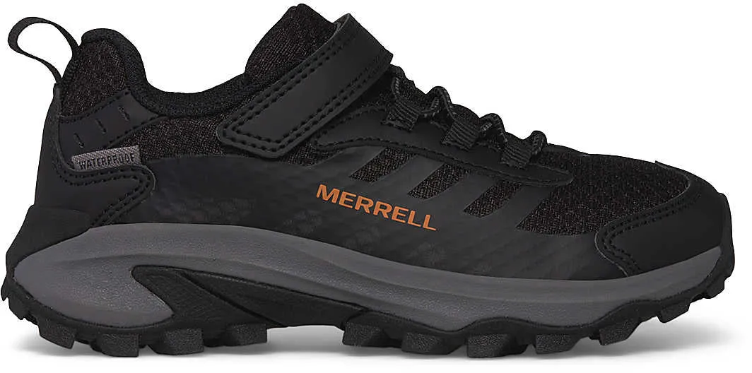 Schuhe Merrell Merrell Moab Speed 2 A/C Wasserdichte Junior Wanderschuhe - Schwarz