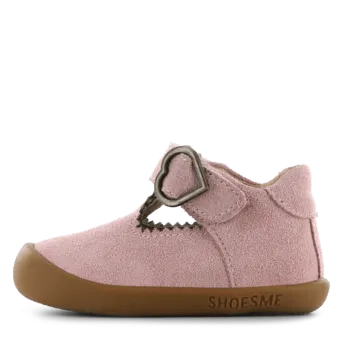 Shoesme: Baby-Flex Pink T-Bar (Wildleder)