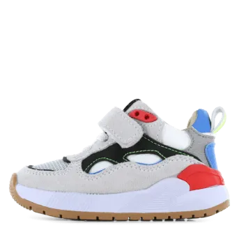 Shoesme: Kinderturnschuhe - Beige / Rot