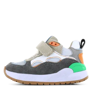 Shoesme: Kinderturnschuhe - Dunkelgrau / Grün