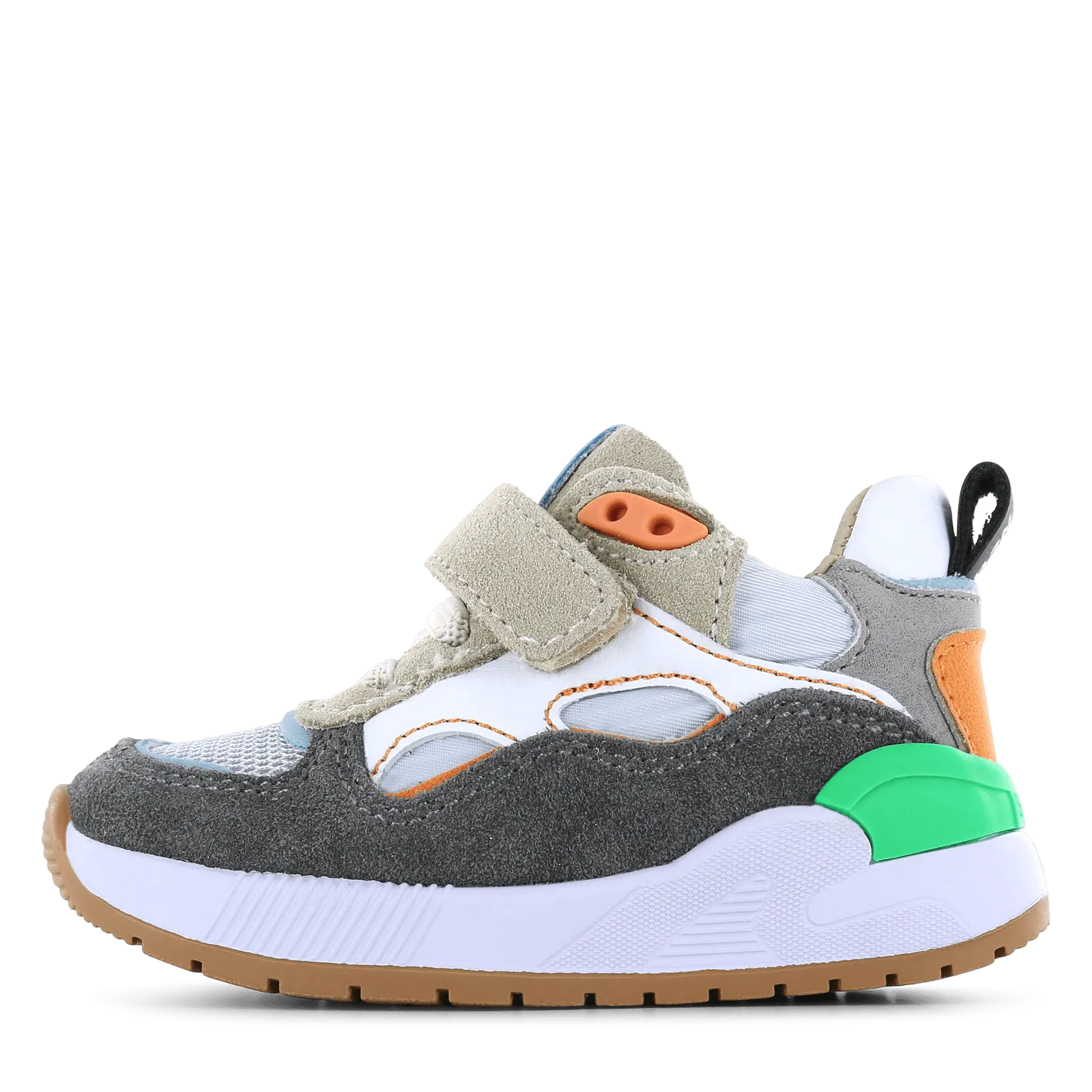 Shoesme: Kinderturnschuhe - Dunkelgrau / Grün