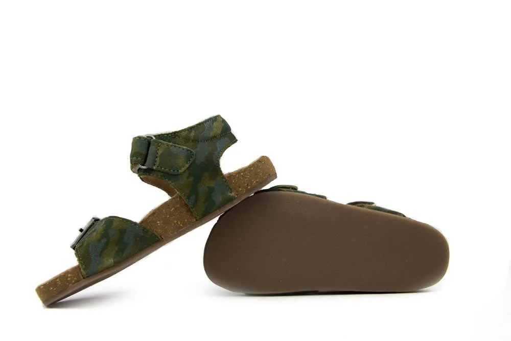 Shoesme: Sandalen - Tarnung Grün