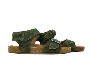 Shoesme: Sandalen - Tarnung Grün