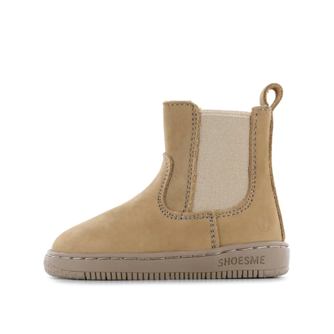 Shoesme: Wildleder Stiefel - Beige