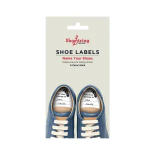 Schnürsenkel: Schuh-Etiketten - 6er-Pack