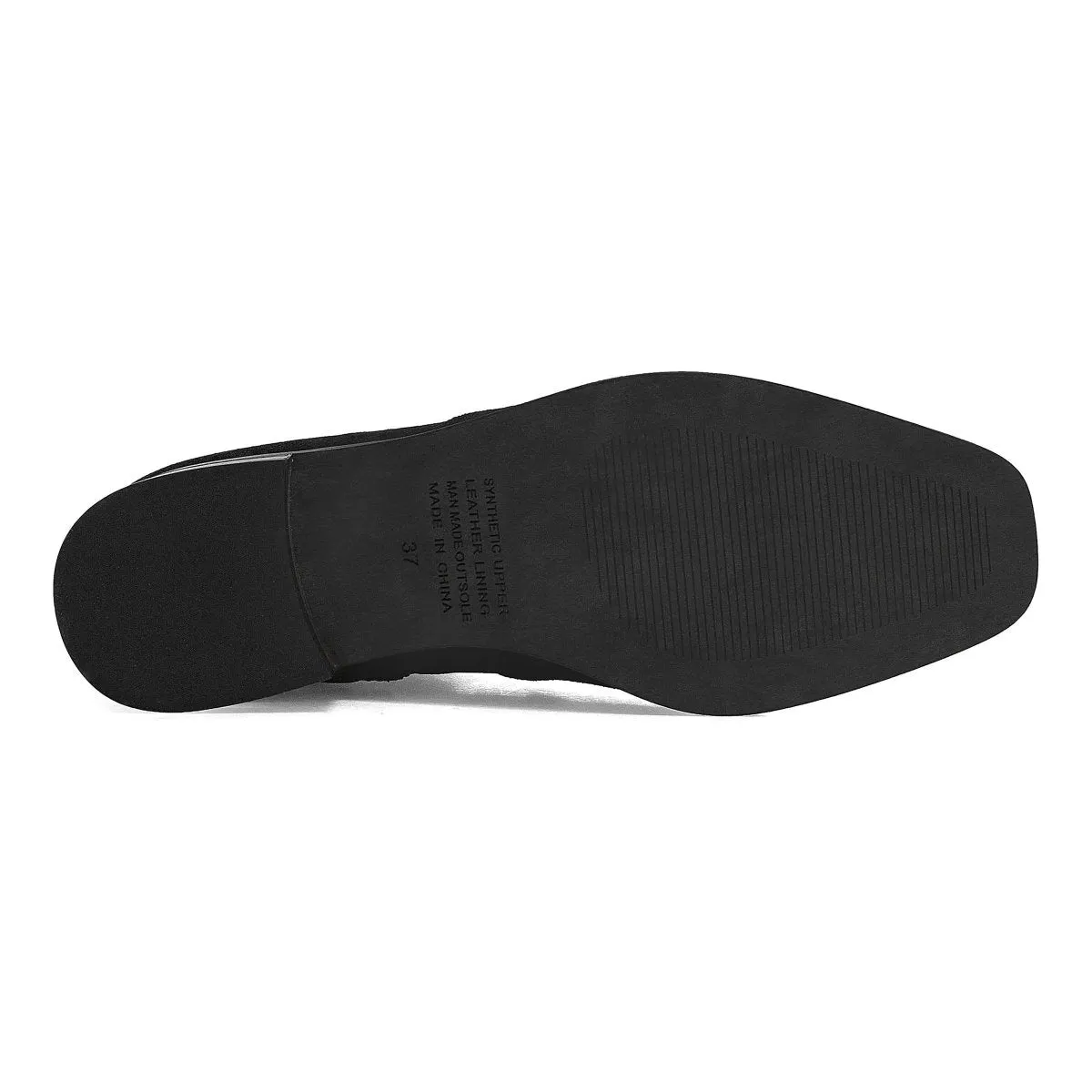Silent D Damen Black Stretch Wildleder mit weiterer Passform