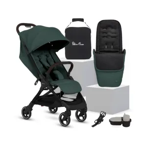 Silver Cross Clic 2 Kinderwagen & Zubehör-Set - Konifere