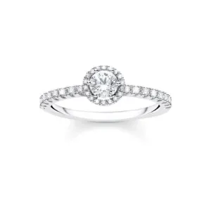 Silber Zirkonia Französisches Fassung Stapelring TR2326-051-14 Thomas Sabo Ringe