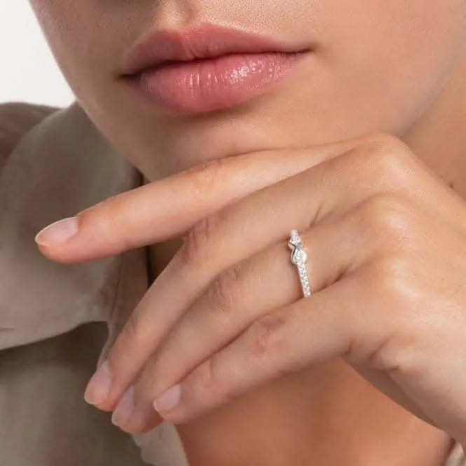 Silberner Zirkonia Unendlichkeitsring TR2322-051-14 Thomas Sabo Ringe