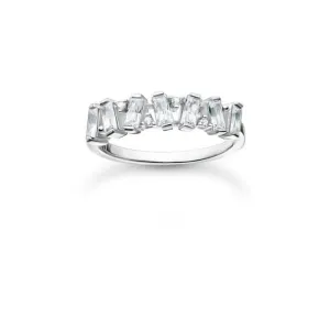 Silber Zirkonia Weiße Steine Ring TR2346-051-14 Thomas Sabo Ringe