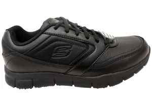 Skechers Herren Arbeit Relaxed Fit Nampa Schnürschuhe mit rutschfester Sohle Skechers Schuhe