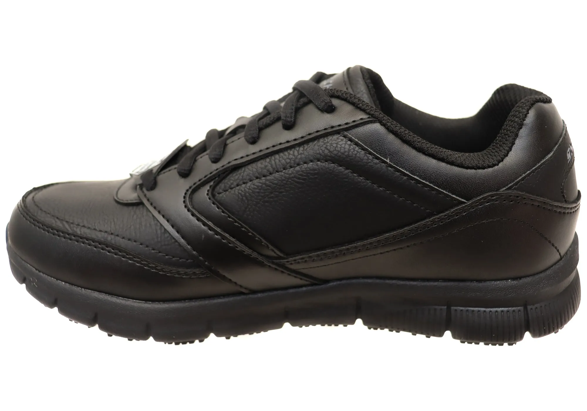 Skechers Herren Arbeit Relaxed Fit Nampa Schnürschuhe mit rutschfester Sohle Skechers Schuhe