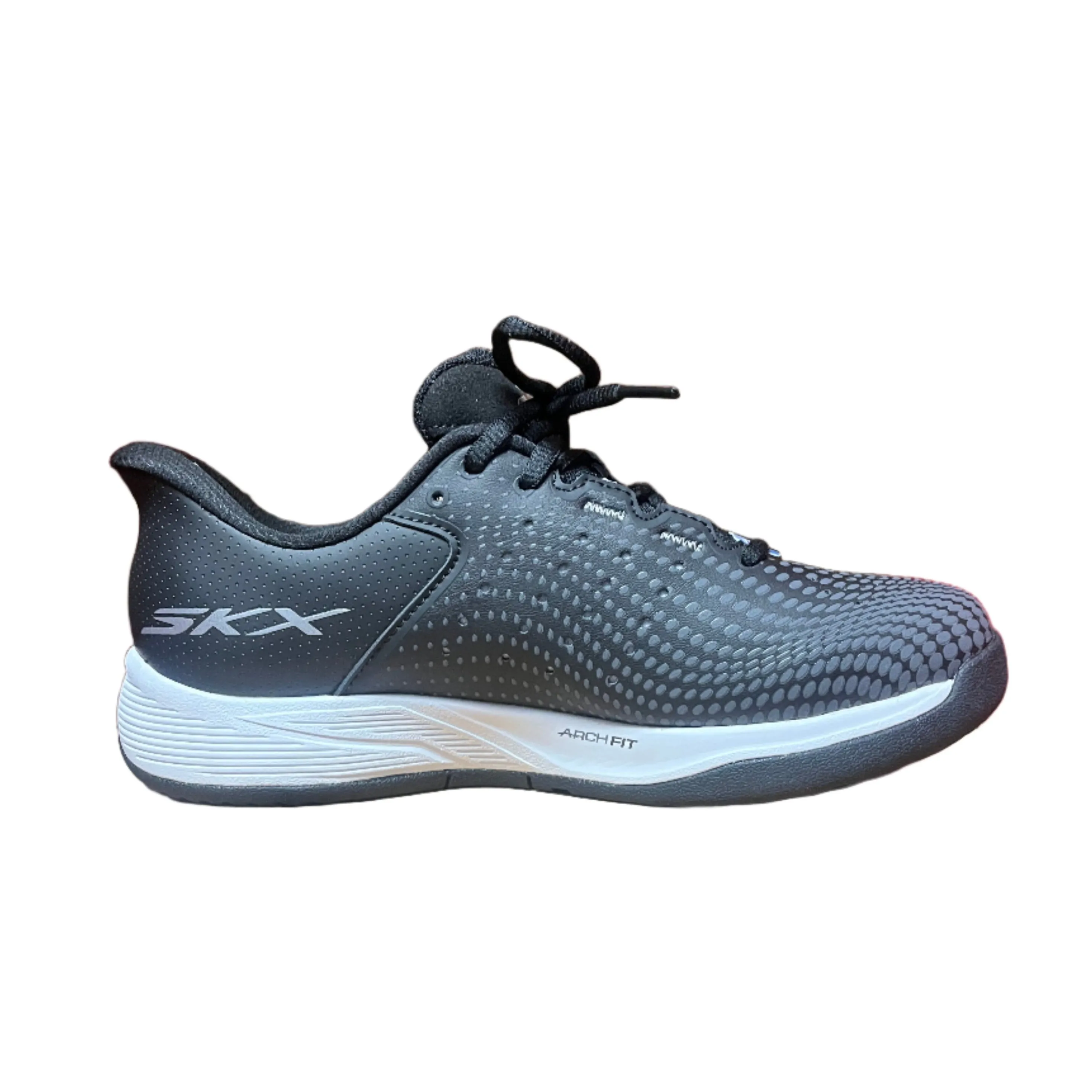 Skechers Schuhe Damen Skechers Slip-ins Relaxed Fit: Viper Court Reload Schwarz/Weiß
