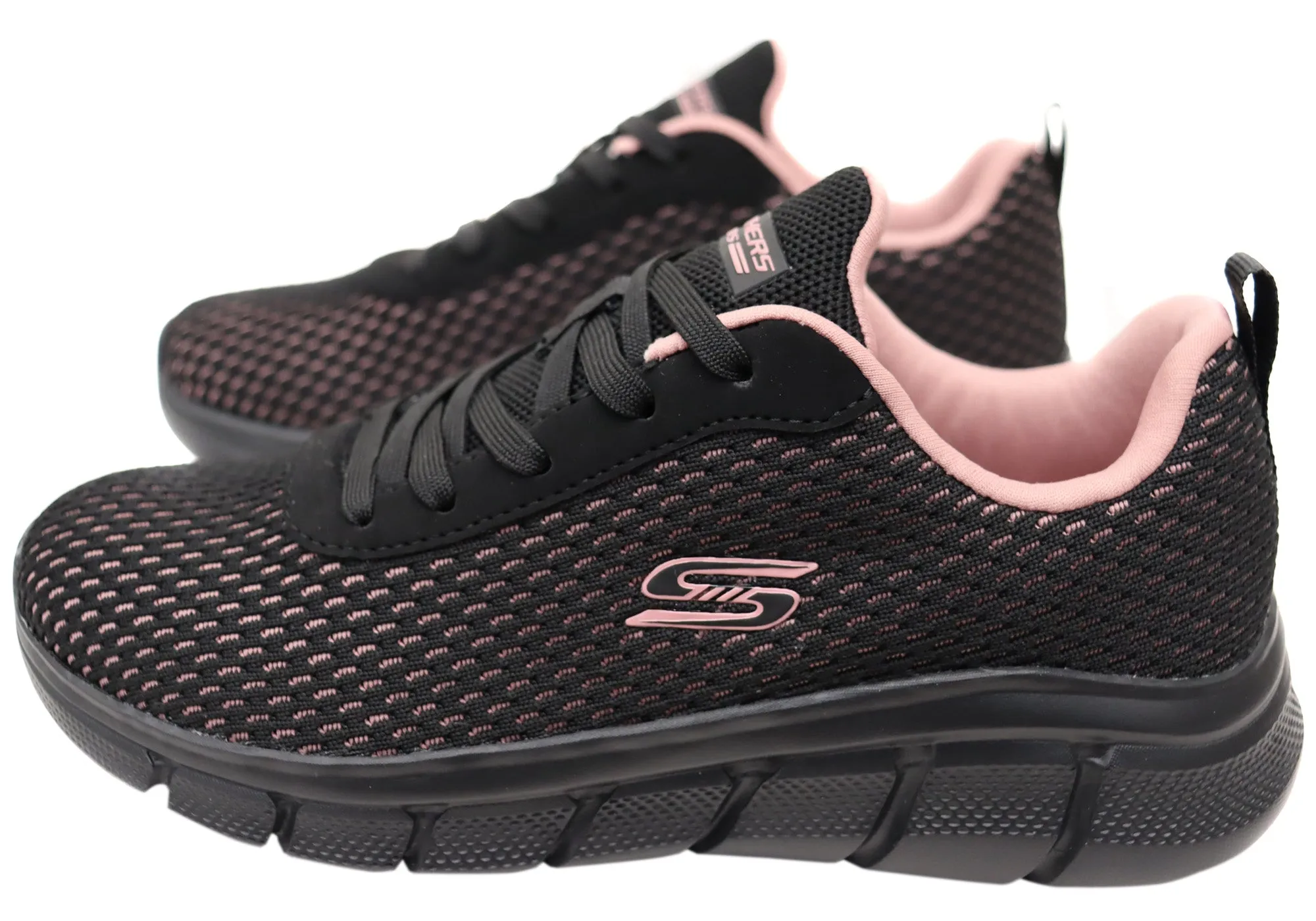 Skechers Damen BOBS Sport B Flex Swift Flair Bequeme Schuhe Skechers Schuhe