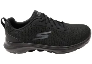 Skechers Damen GOwalk 7 Clear Path Bequeme Schnürschuhe Skechers Schuhe