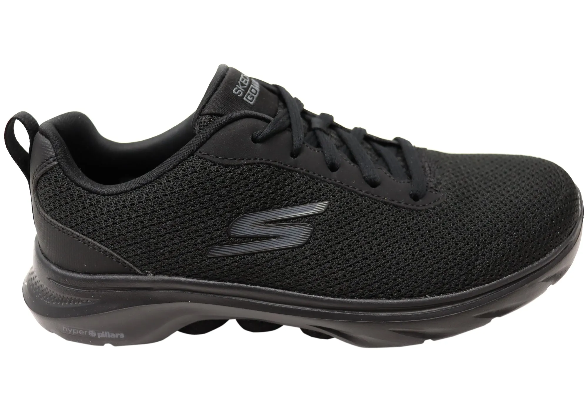 Skechers Damen GOwalk 7 Clear Path Bequeme Schnürschuhe Skechers Schuhe