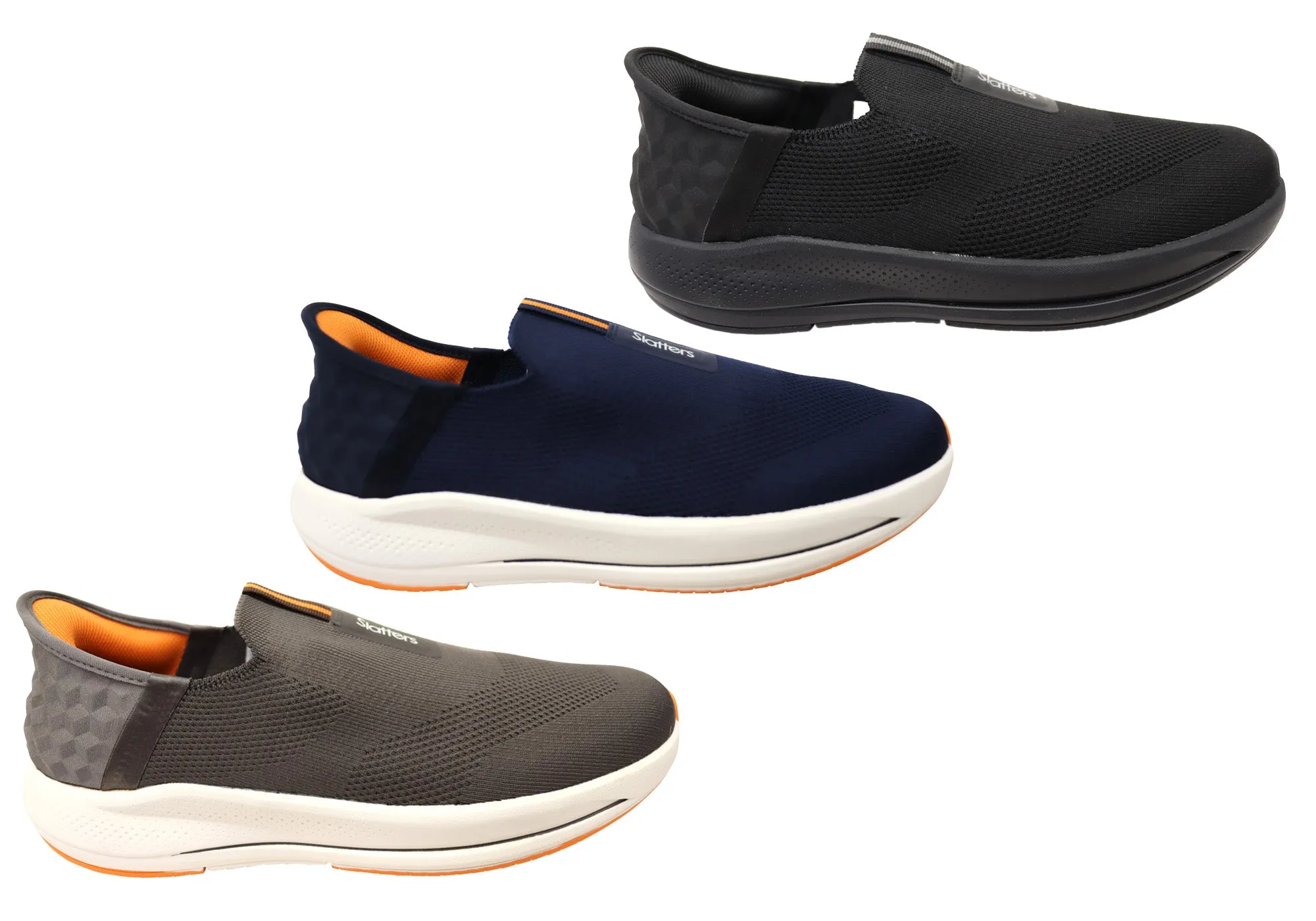 Slatters Blake Herren Bequeme Schlupf-Schuhe für lässige Anlässe von Slatters Shoes
