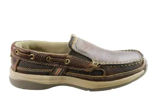 Slatters Splice Herren Smart Casual Leder Loaferschuhe Slatters Schuhe