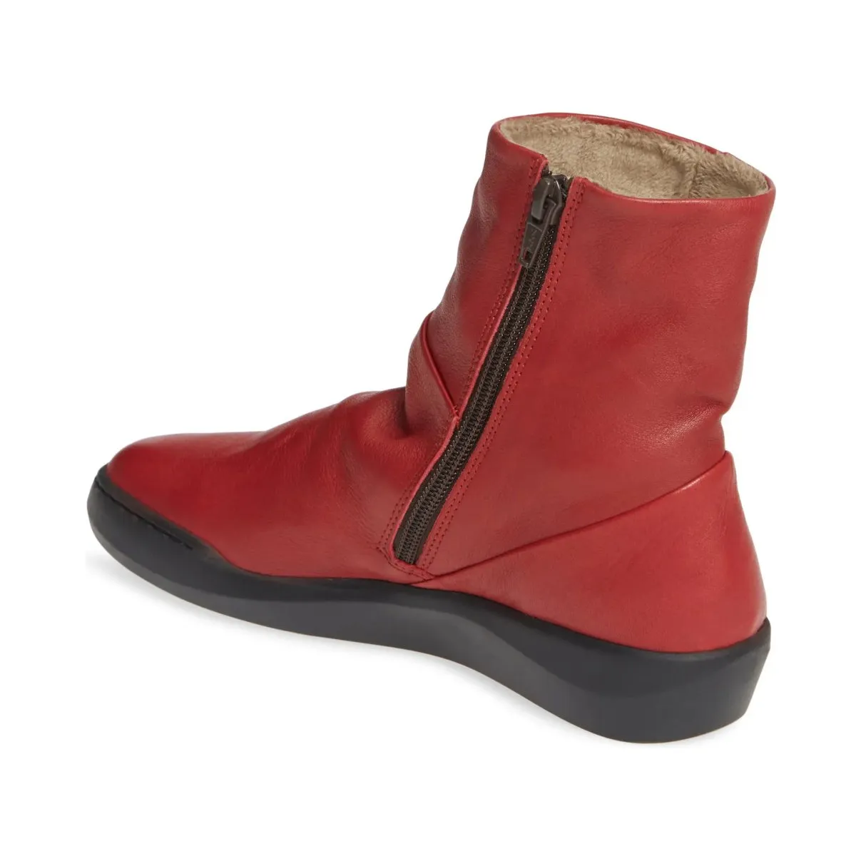 Softinos von Bos & Co Damen Bler550SOF Rot Glatt Wasserdicht