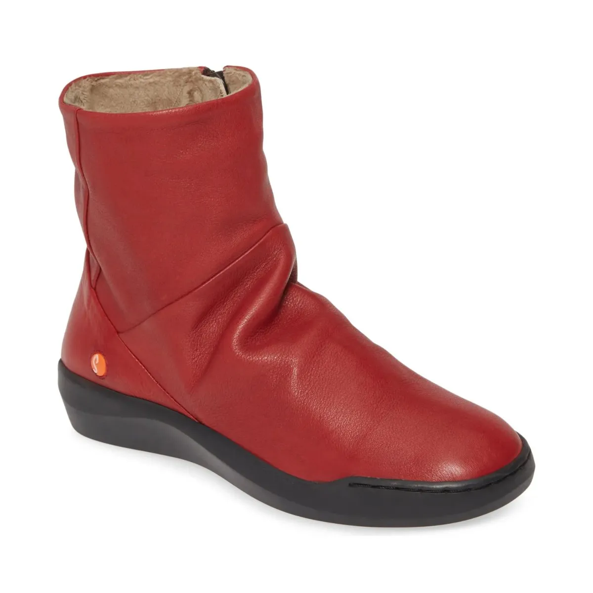 Softinos von Bos & Co Damen Bler550SOF Rot Glatt Wasserdicht