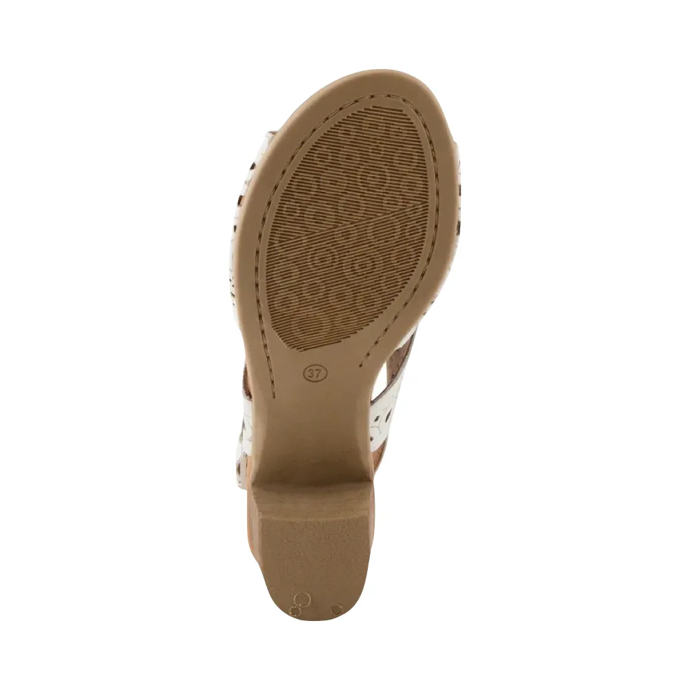 Spring Step Damen Kovach High Heel Sandale in Weiß