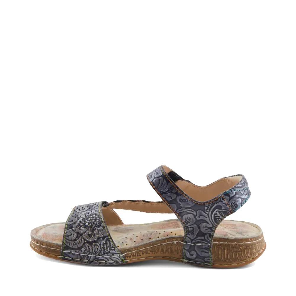 Spring Step Damen-Sandale in Schwarz-Multi, beliebt