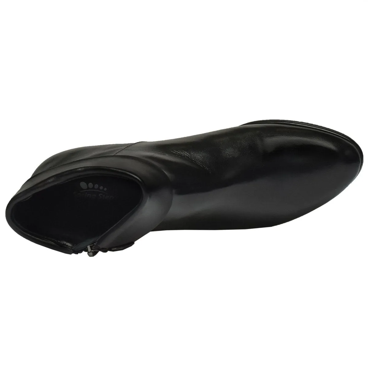 Spring Step Damen Stockholm Schwarz Leder