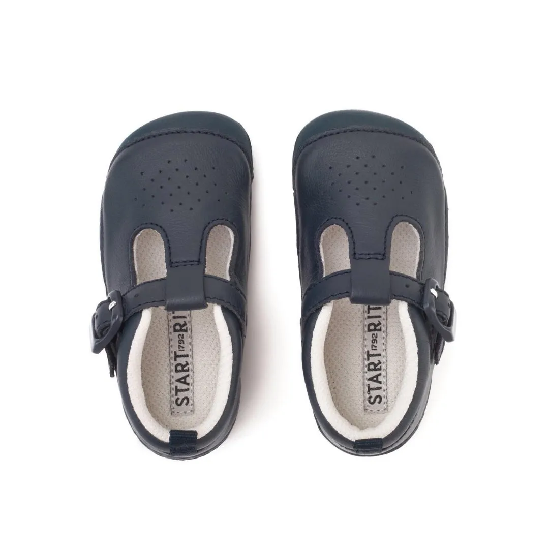 Start-Rite: Baby Jack T-Bar Vorläufer-Schuhe - Marineblau