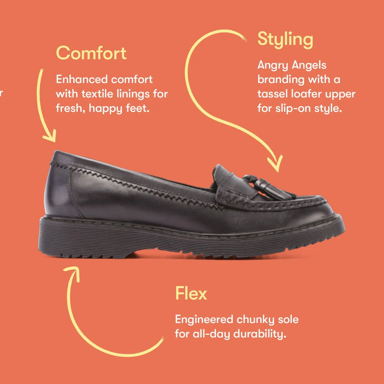 Start-Rite: Infinity Schlupfschuhe für Mädchen - Schwarzes Leder