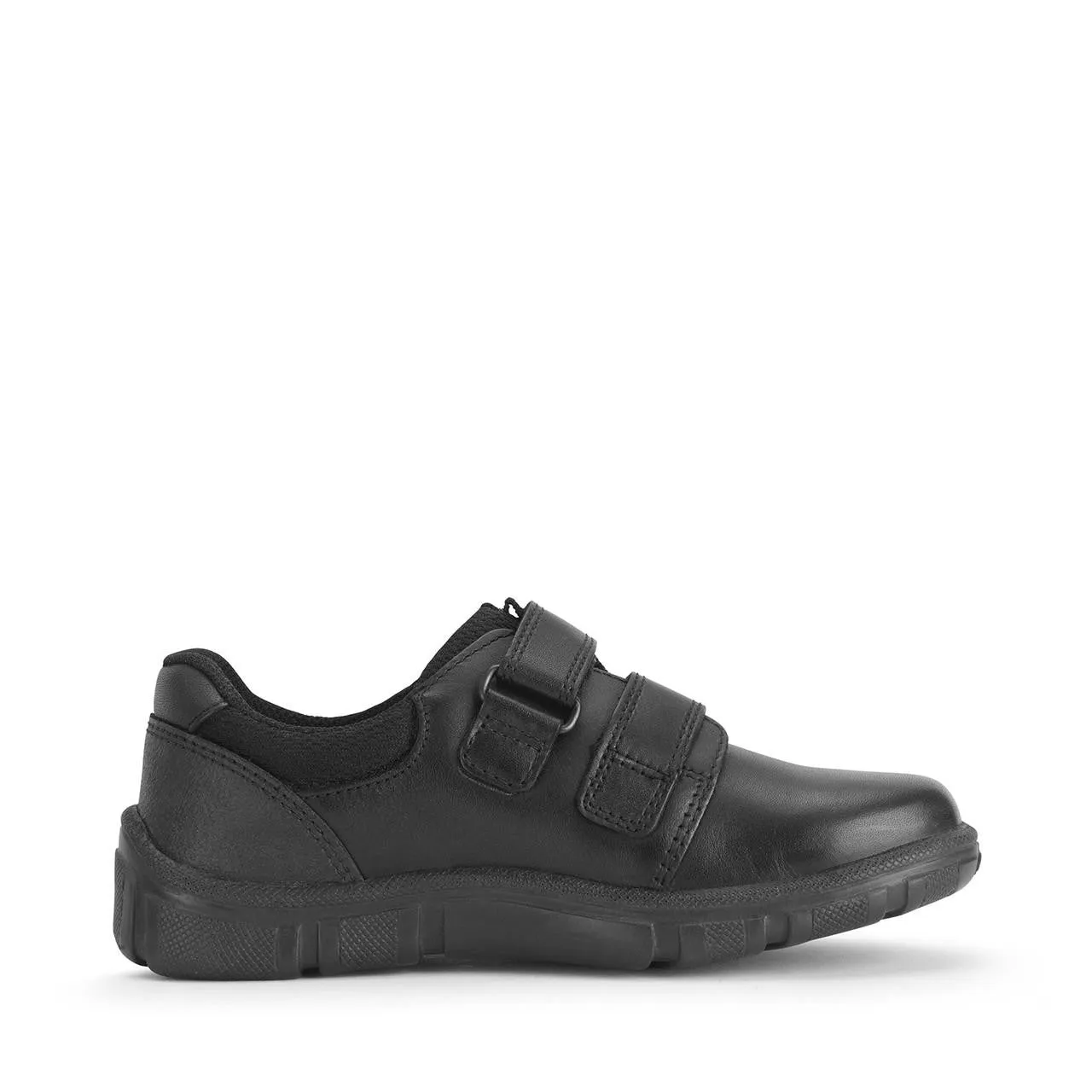Start-Rite: Origin Klettverschluss-Schulschuhe - Schwarzes Leder