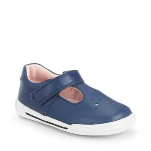Start-Rite: Spielplatz - Marineblaues T-Bar-Schuh für Mädchen (Schmal)