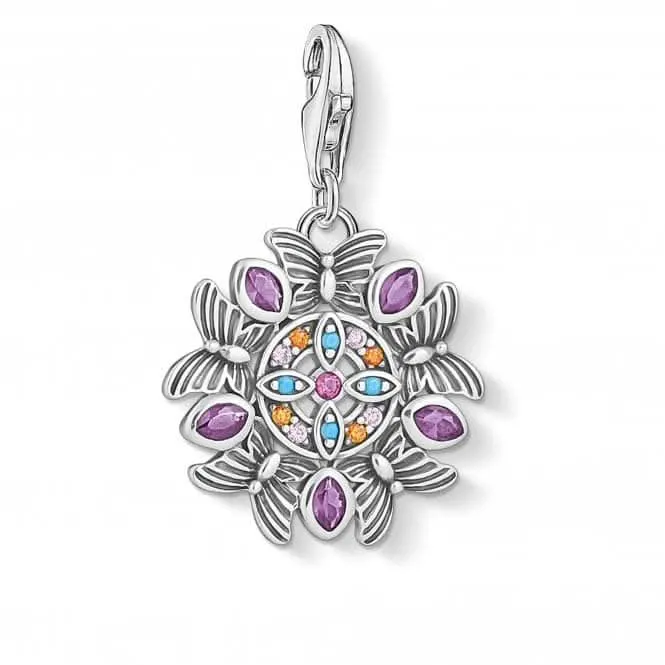Sterling Silber Amulett Kaleidoskop Mehrfarbiger Anhänger 1827-477-7 Thomas Sabo Sammelbare Charms