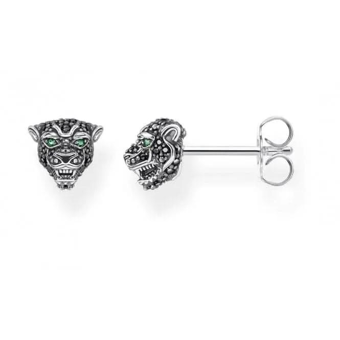 Sterling Silber Schwarze Katzenohr-Stecker H2110-845-11 Thomas Sabo Ohrringe