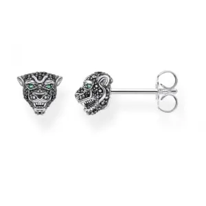 Sterling Silber Schwarze Katzenohr-Stecker H2110-845-11 Thomas Sabo Ohrringe