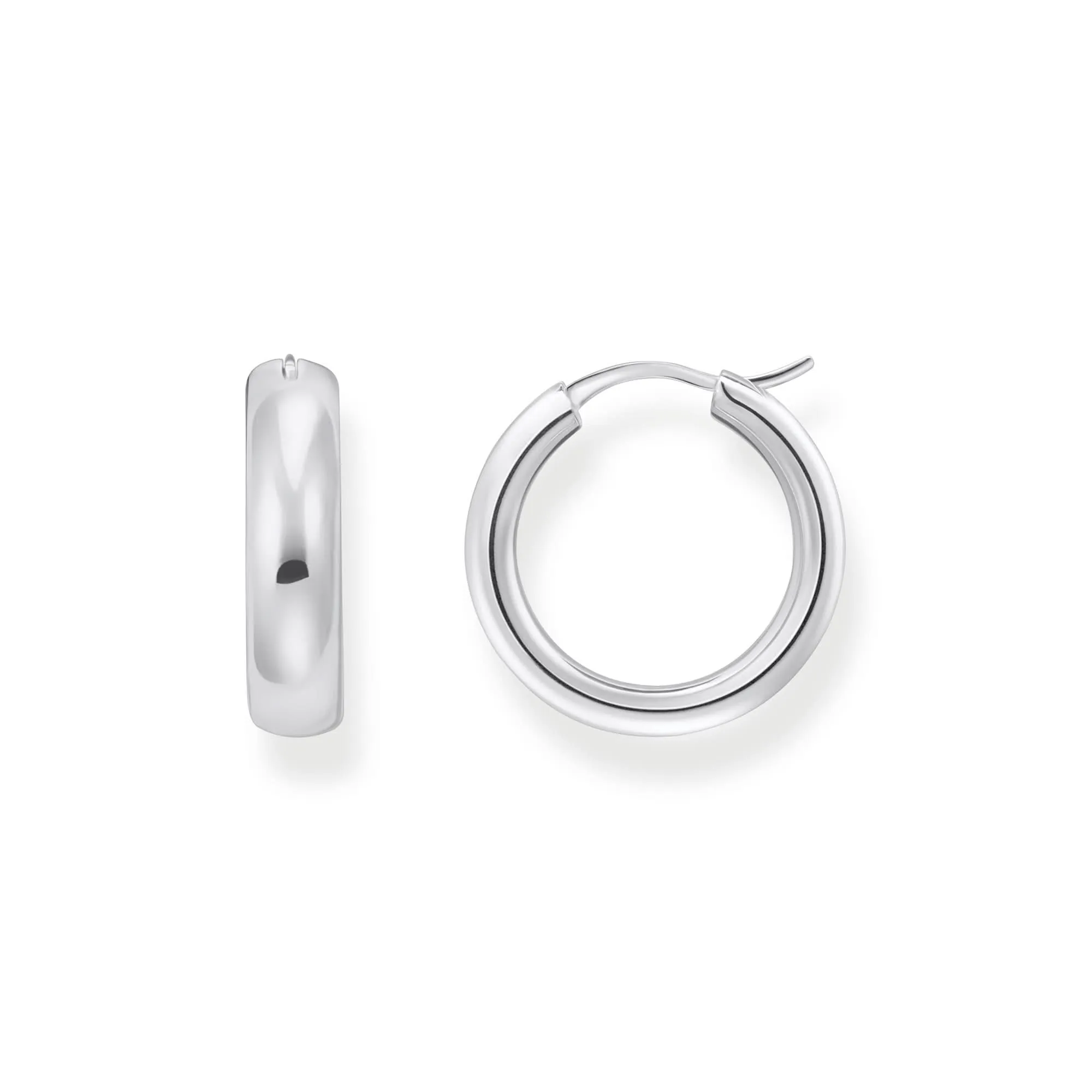 Sterling Silber Kühne Eleganz Dicke Creolen CR746-001-21 Thomas Sabo Ohrringe