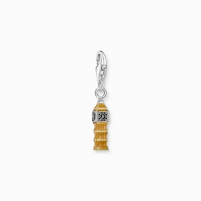Sterling Silber Emaille LONDON Big Ben Anhänger 2121-691-19 Thomas Sabo Sammelbare Charms